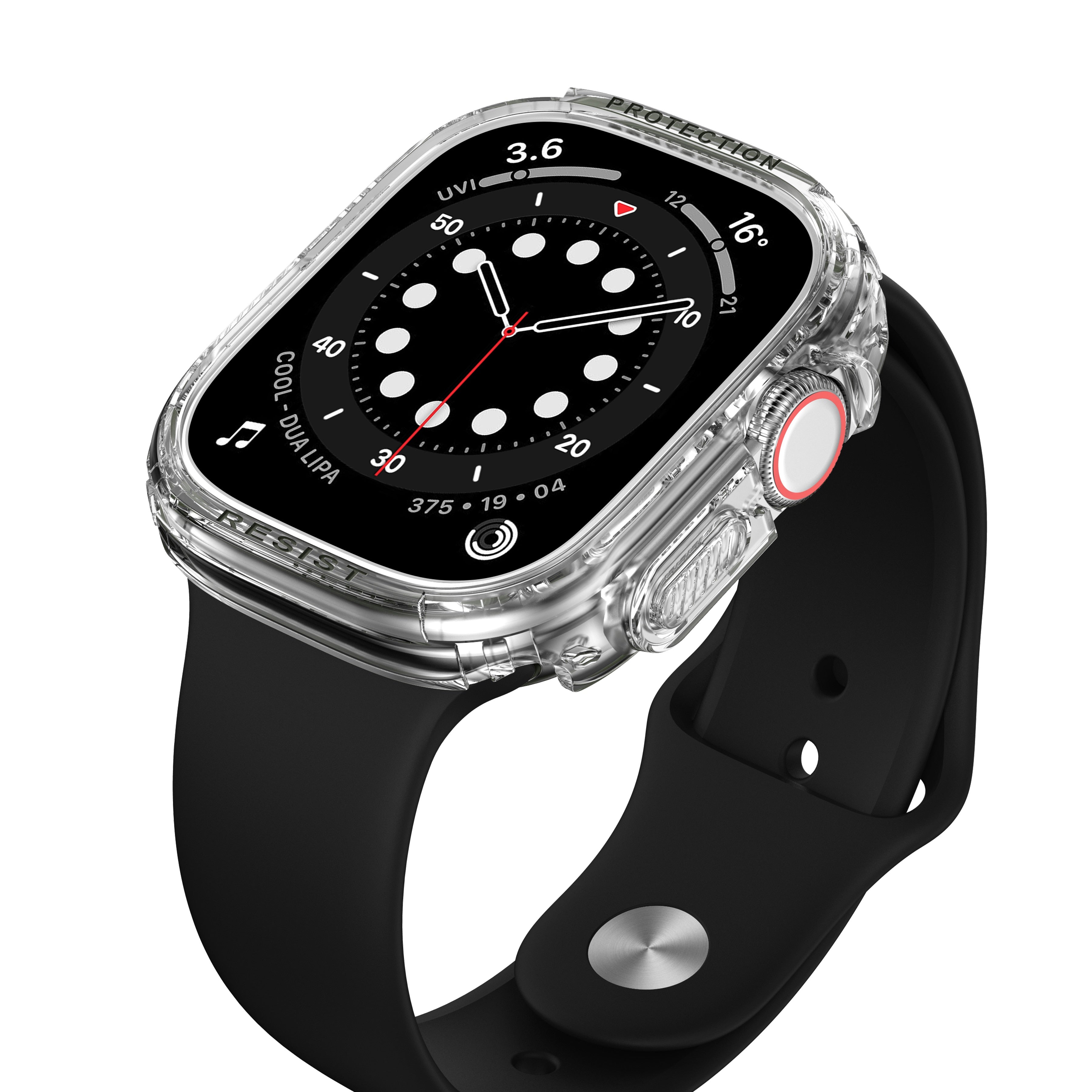 Case Cover for Apple Watch Series 8 7 49Mm 45Mm/41Mm 44Mm/40Mm 44 45 Mm All-Around Clear Frame Iwatch Ultra 4 3 5 Se 6 7 49 Mm
